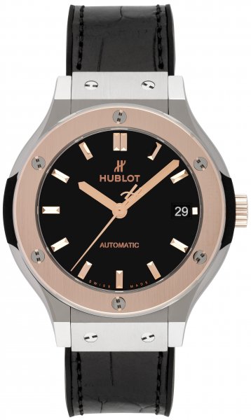 Hublot Classic Fusion 38mm Automatic Titanium King Gold