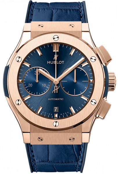 Hublot Classic Fusion 45mm Automatic Chronograph Blue