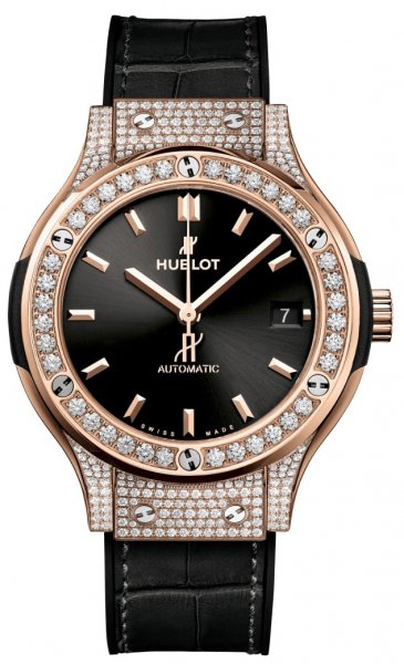 Hublot Classic Fusion King Gold Pave 38 mm