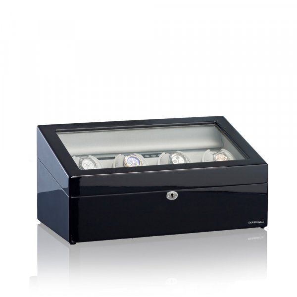 Designhütte Uhrenbeweger München 4 LCD Schwarz Designhütte Uhrenbeweger München 4 LCD Schwarz
