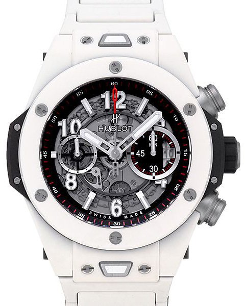 Hublot Big Bang Unico White Ceramic 45mm Automatic Chronograph