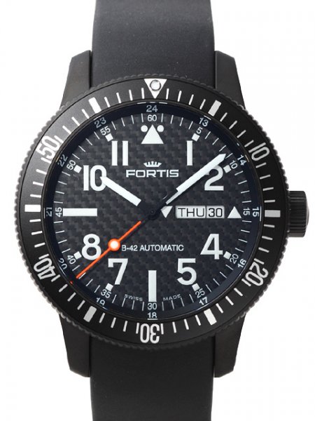 Fortis B-42 Black Automatic Day/Date Fortis B-42 Black Automatic Day/Date