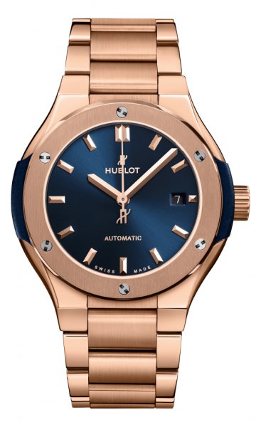 Hublot Classic Fusion Blue King Gold Bracelet 33 mm