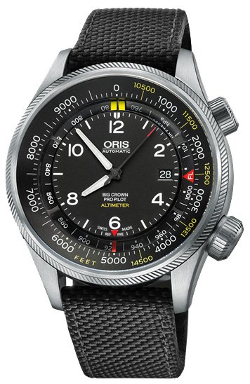 Oris Big Crown ProPilot Altimeter mit Fuss-Skala