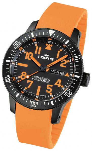 Fortis B-42 Black Mars 500 Automatic Day/Date Limited Edition