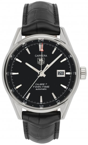 Tag Heuer Carrera Calibre 7 Twin-Time Automatik 41mm