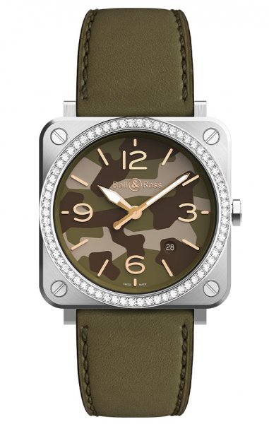 Bell & Ross BR S GREEN CAMO DIAMONDS Bell & Ross BR S GREEN CAMO DIAMONDS