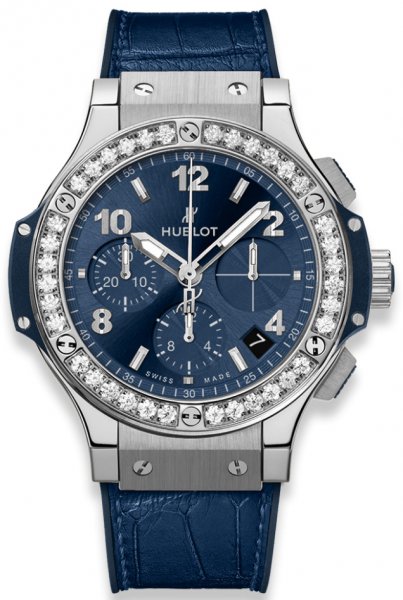 Hublot Big Bang Steel Blue Diamonds 41mm