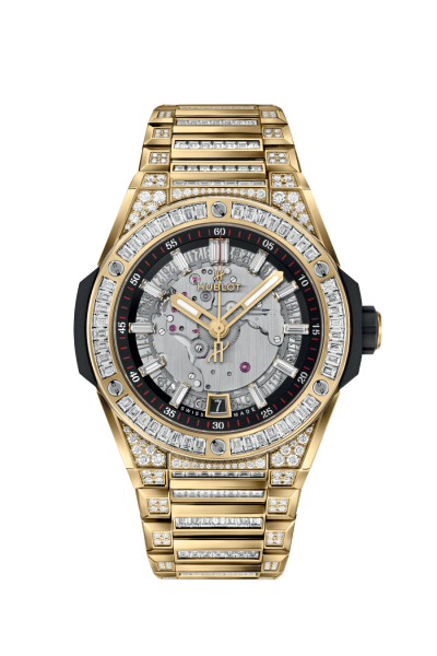 Hublot Big Bang Integrated Time Only Yellow Gold Jewellery 40 mm