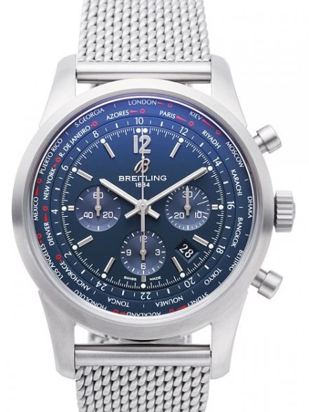 Breitling Transocean Chronograph Unitime Pilot