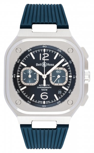 Bell & Ross BR 05 CHRONO BLUE STEEL Bell & Ross BR 05 CHRONO BLUE STEEL