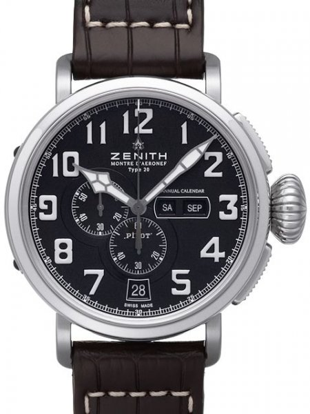 Zenith Pilot Montre D'Aéronef Type 20 Annual Calendar