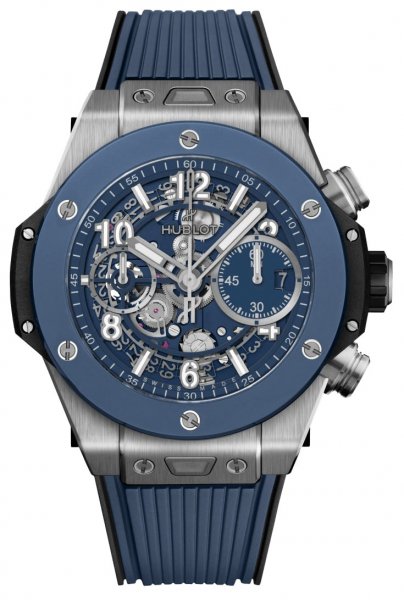 Hublot Big Bang Unico Titanium Blue Ceramic Automatic Chronograph 42mm