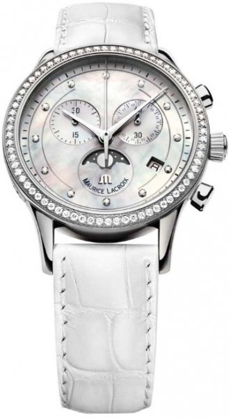 Maurice Lacroix Les Classiques Phase de Lune Chronographe Damen Maurice Lacroix Les Classiques Phase de Lune Chronographe Damen
