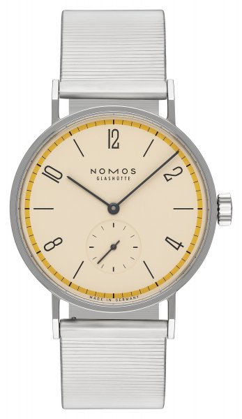 NOMOS Glashütte Tangomat gelb - ein Jahrhundert Bauhaus Limited Edition NOMOS Glashütte Tangomat gelb - ein Jahrhundert Bauhaus Limited Edition