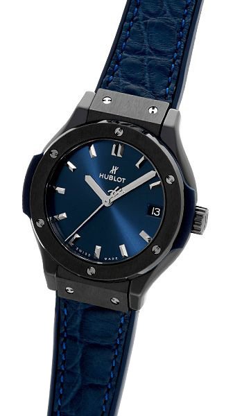 Hublot Classic Fusion 33mm Quarz Ceramic Blue