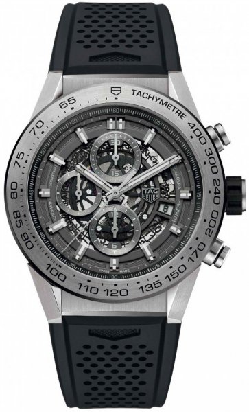 Tag Heuer Carrera Calibre HEUER 01 Automatik Chronograph 45mm Grey Phantom Titanium