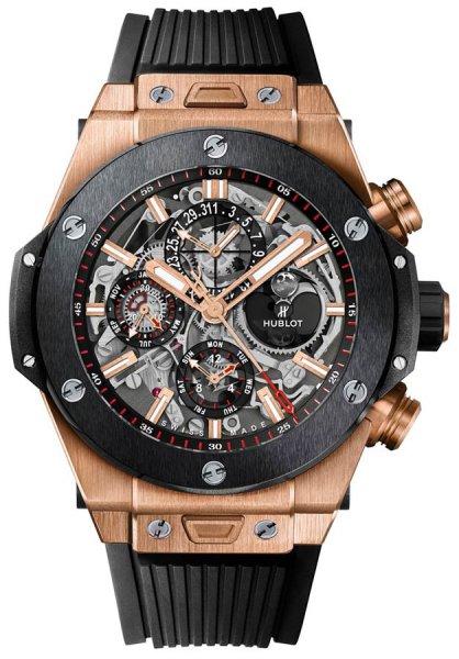 Hublot Big Bang Unico Perpetual Calendar King Gold Ceramic 45mm Automatic Chronograph