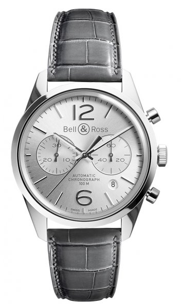 Bell & Ross BR 126 OFFICER SILVER