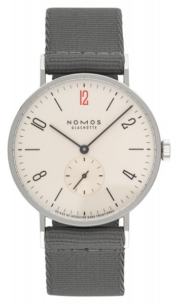 NOMOS Glashütte Tangente 38 - 50 Ans de Médecins Sans Frontières für Ärzte ohne Grenzen NOMOS Glashütte Tangente 38 - 50 Ans de Médecins Sans Frontières für Ärzte ohne Grenzen