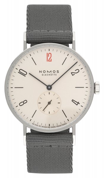 NOMOS Glashütte Tangente 38 - 50 Ans de Médecins Sans Frontières für Ärzte ohne Grenzen