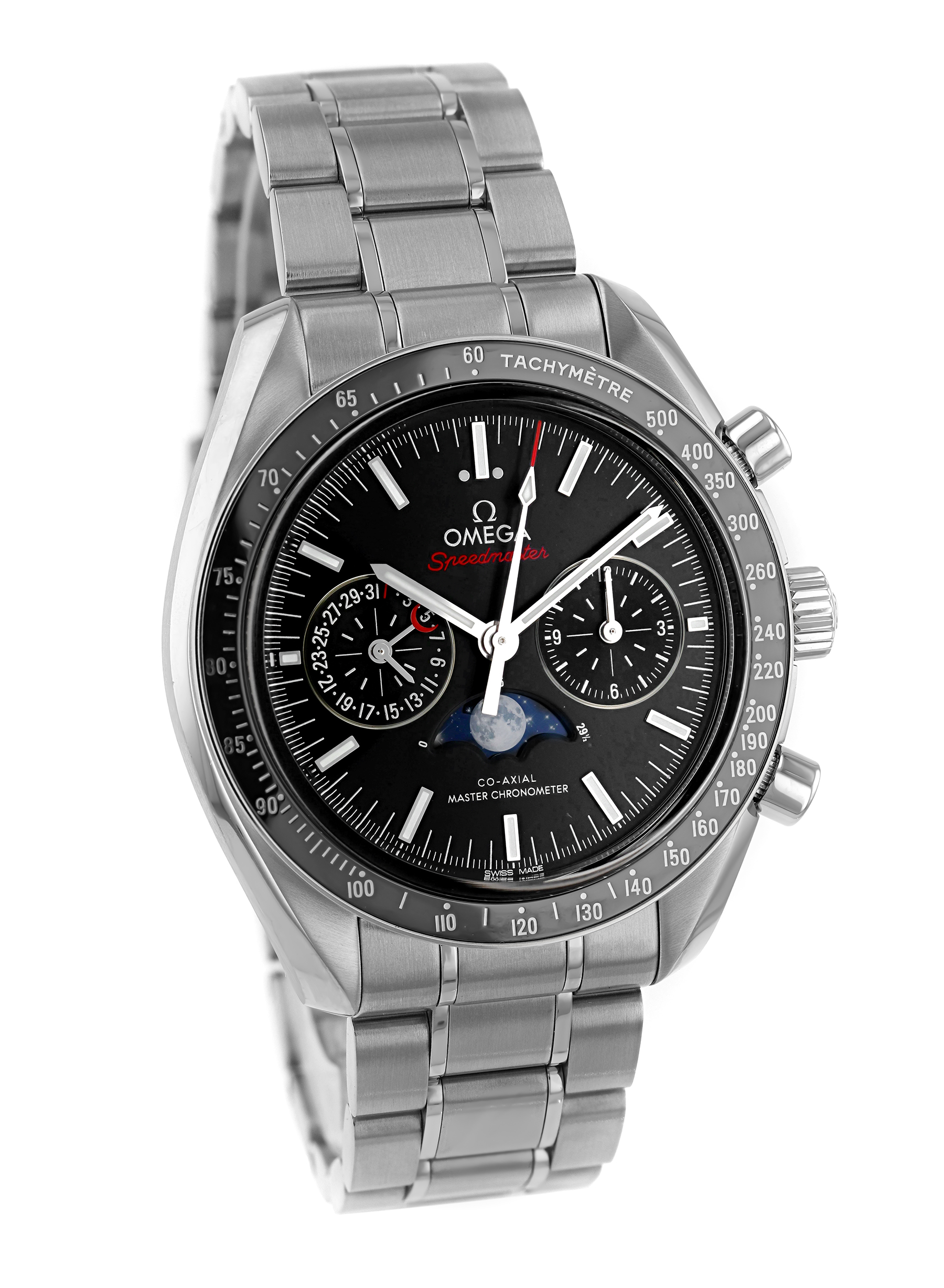 Omega Speedmaster Moonwatch Moonphase Chronograph 44,25mm 304.30 