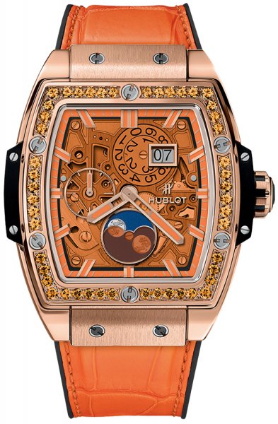 Hublot Spirit of Big Bang Moonphase King Gold Orange 42mm