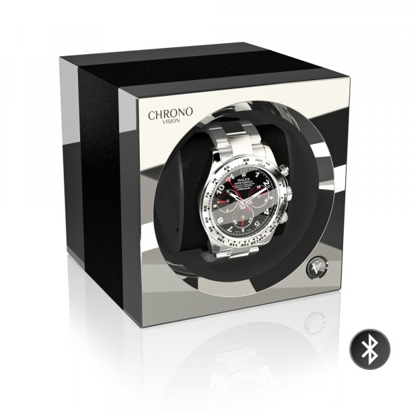 Chronovision One Bluetooth - Schwarz eloxiert/Chrom