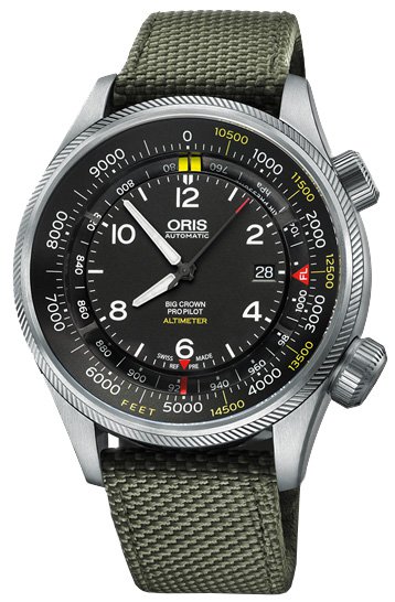 Oris Big Crown ProPilot Altimeter mit Fuss-Skala Oris Big Crown ProPilot Altimeter mit Fuss-Skala