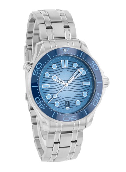 Omega Seamaster Diver 300 M Co-Axial Master Chronometer 42 mm Summer Blue