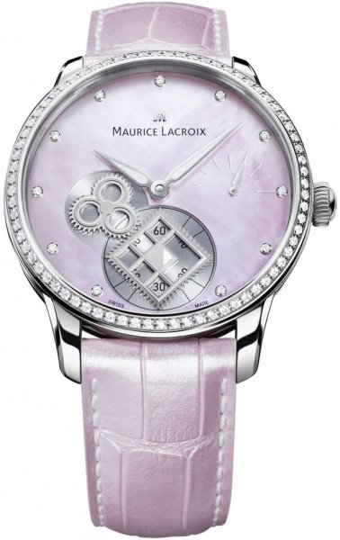 Maurice Lacroix Masterpiece Square Wheel Pink Pearl