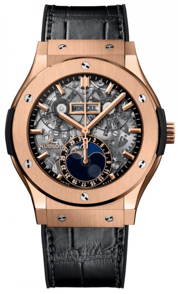 Hublot Classic Fusion Aerofusion Moonphase King Gold 45 mm