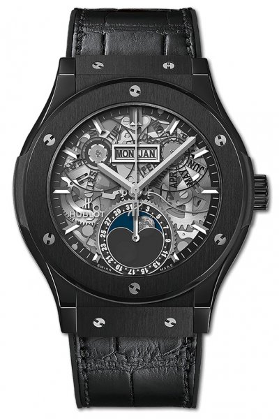 Hublot Classic Fusion Aerofusion Moonphase Black Magic 42 mm