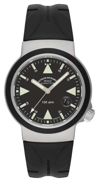 MÜHLE Glashütte Mission-Timer M1-51-03-KB Uhrinstinkt