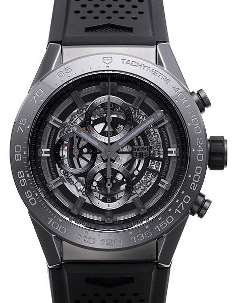 Tag Heuer Carrera Calibre HEUER 01 Automatik Chronograph 45mm Black Ceramic