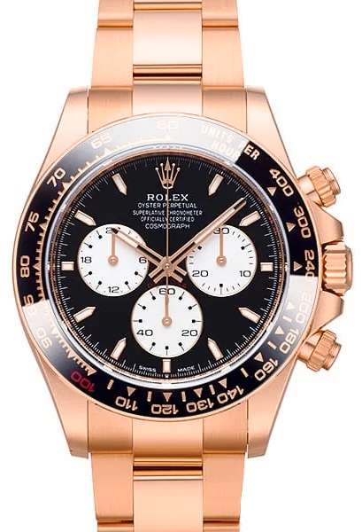 Daytona 116509 Rolex Daytona Weissgold Mit Braunem Lederband Rolex