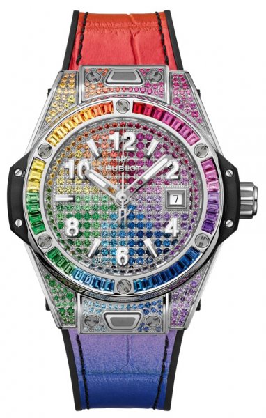 Hublot Big Bang One Click Steel Rainbow 33mm Hublot Big Bang One Click Steel Rainbow 33mm