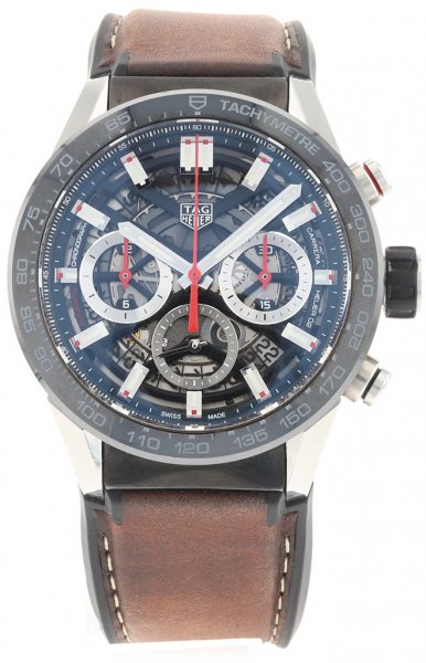 Tag Heuer Carrera Calibre HEUER 02 Automatik Chronograph 43mm Tag Heuer Carrera Calibre HEUER 02 Automatik Chronograph 43mm