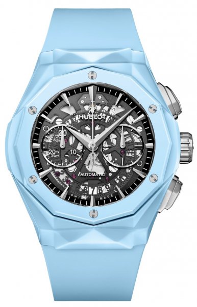 Hublot Classic FusionAerofusion Automatic Chronograph Orlinski Sky Blue Ceramic 45mm Hublot Classic FusionAerofusion Automatic Chronograph Orlinski Sky Blue Ceramic 45mm