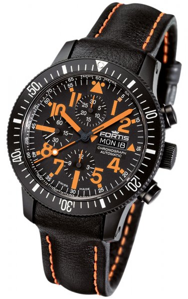 Fortis Spacematic Black Mars 500 Chronograph Limited Edition