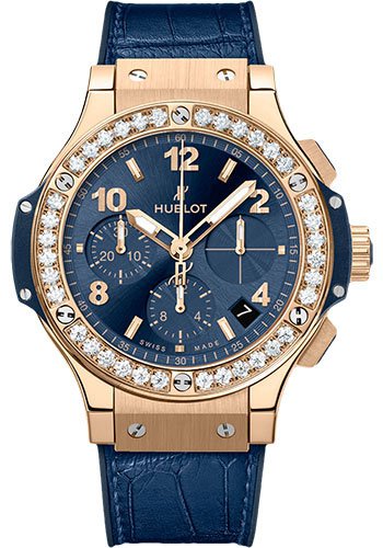 Hublot Big Bang Gold Blue Diamonds 41mm