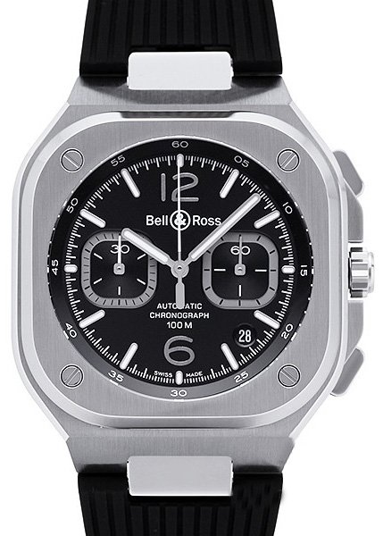 Bell & Ross BR 05 CHRONO BLACK STEEL