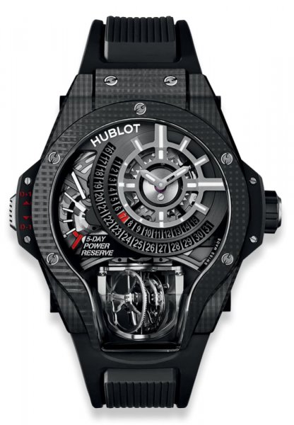 Hublot Kollektion MP-09 Tourbillon BI-Axis 3D Carbon 49 mm